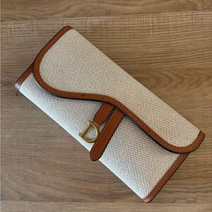 Elegant Beige and Brown Women's wallet
